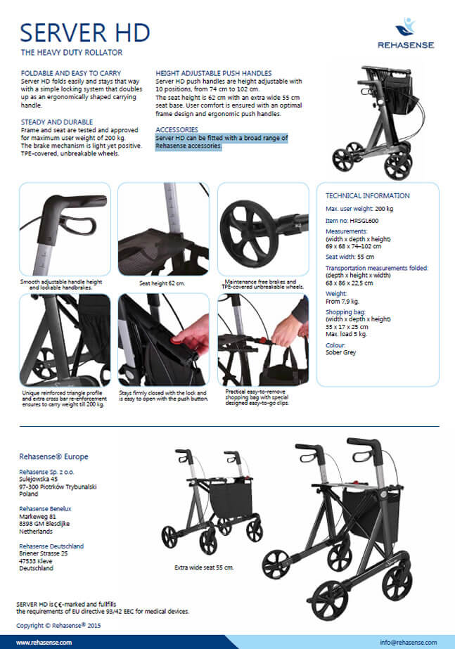 Rehasense Benelux | Fabrikant & Distributeur van Mobiliteitshulpmiddelen